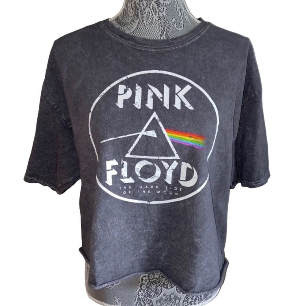 Pink Floyd Gray cropped T-Shirt - NWOT